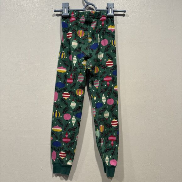 Hanna Andersson Pajamas Cotton Matching Long John Christmas Green Kids 120 6-7 - Picture 9 of 9